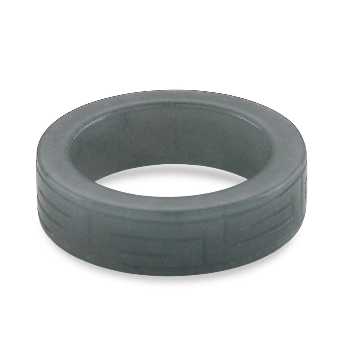 Natural Jadeite Jade Greek Key Band Ring 15.00 Ct. V32639018 5