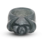 Natural Olmec Jade Flower Ring 90.00 Ct._8415906