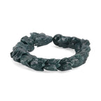 Natural Type A Jadeite Jade  Stretchable Dragon Bracelet (Size - 7.25) 300 Ct._8415991_3