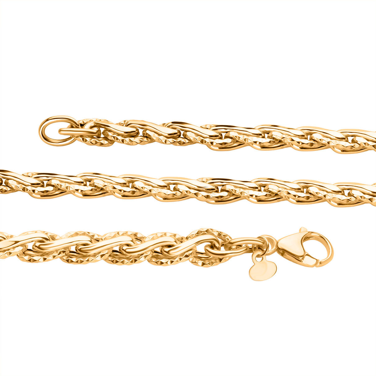 9K Yellow Gold 5.5MM Bracelet with Lobster Clasp 7.5 Inch 8416130 3