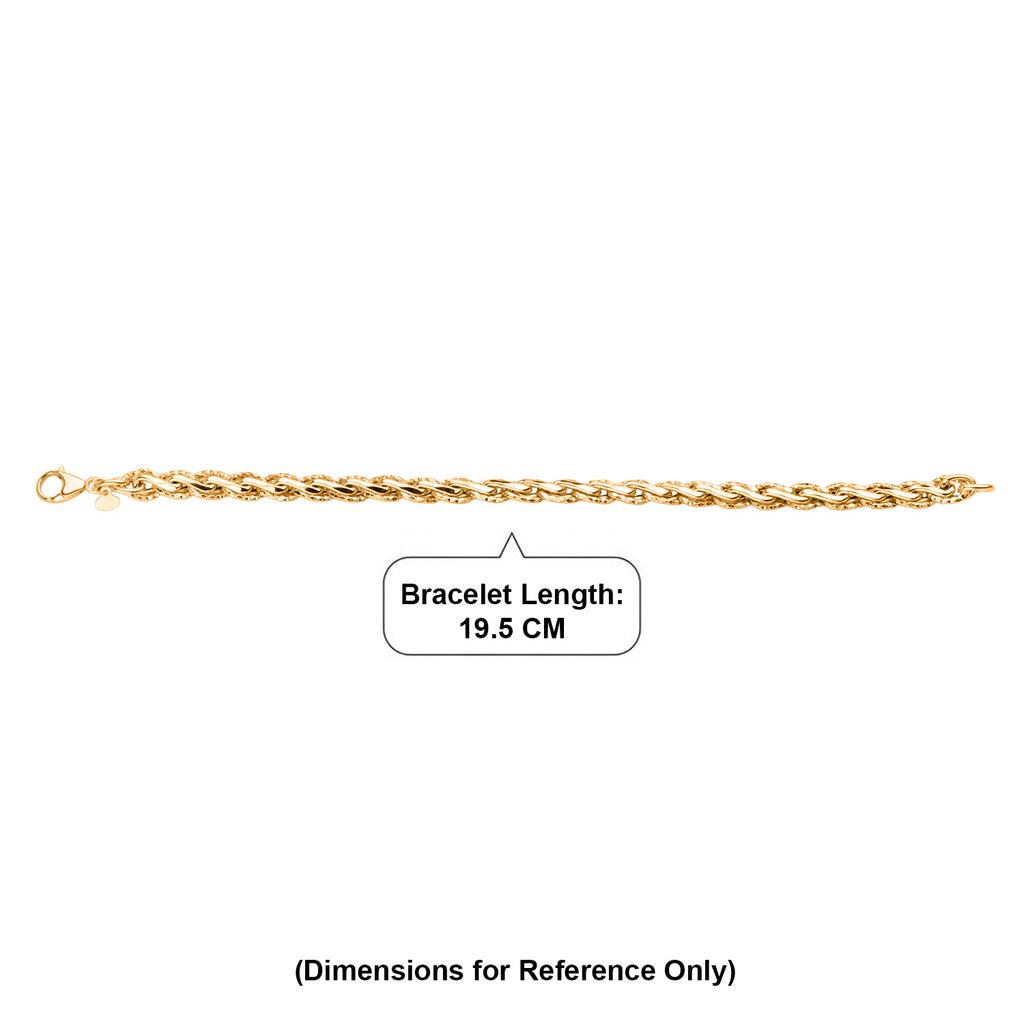 Maestro Collection - 9K Yellow Gold Bracelet (Size - 7.5) 4.50 Gms_8416130_4