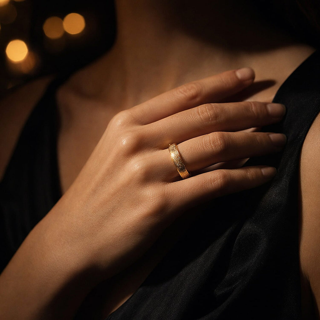 Maestro Collection - 9K Yellow Gold Italian Made Band Ring_8416275_2