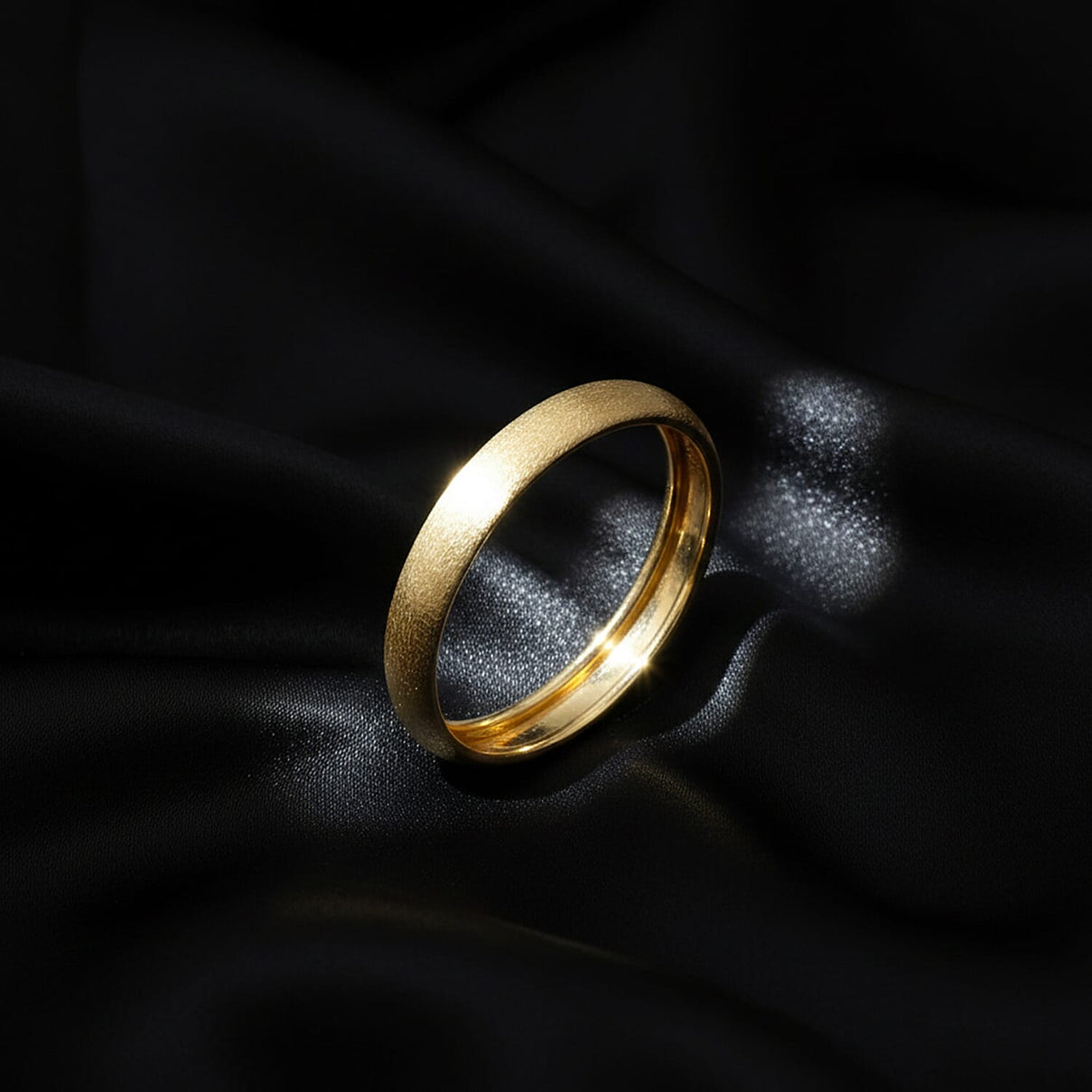 9K Yellow Gold Stackable Band Ring V32521437 4