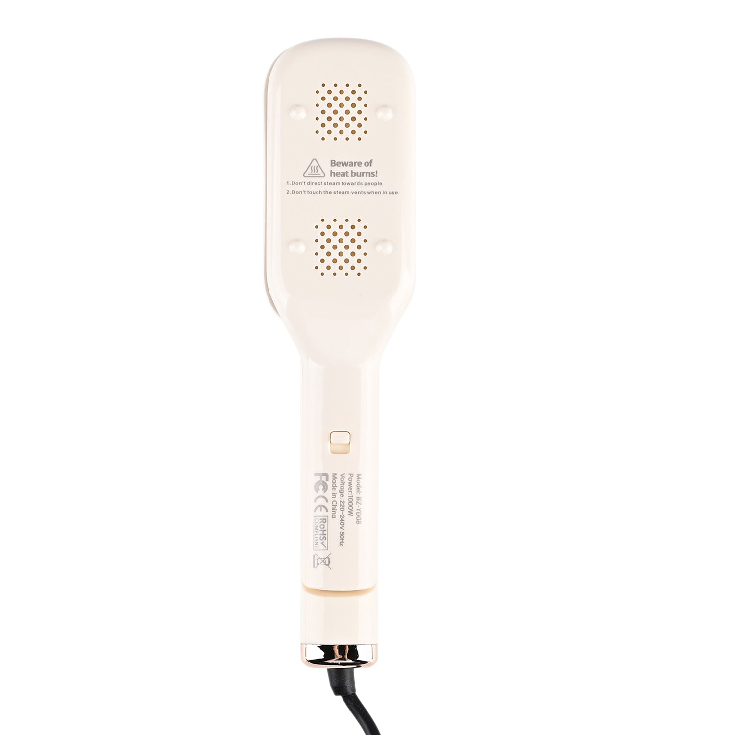 LIVMORE Handheld Garment Steamer (1000W) - 180Degree Rotatable Panel for Vertical &amp; Flat Ironing - 60ML Transparent Water Tank - Beige 8416286 8