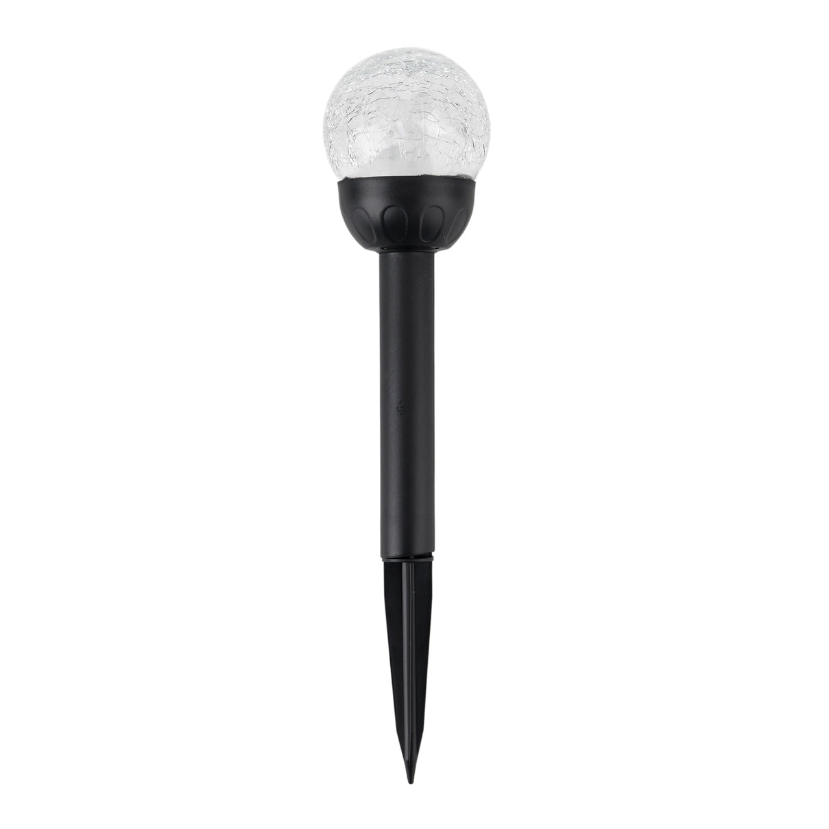 8-Piece Coordinated Outdoor Solar-Powered Plug-In Pathway Ground Stake Lamps (33x33mm) - Black 8416535 7