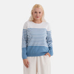 La Marey Soft Striped Jumper (Size 16 to 18) - Blue & White_8416783