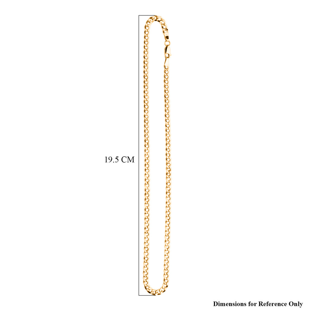 9K Yellow Gold Flat Curb Chain (Size - 16) with Lobster Clasp, Gold Wt. 5.78 Gms_8416826_5