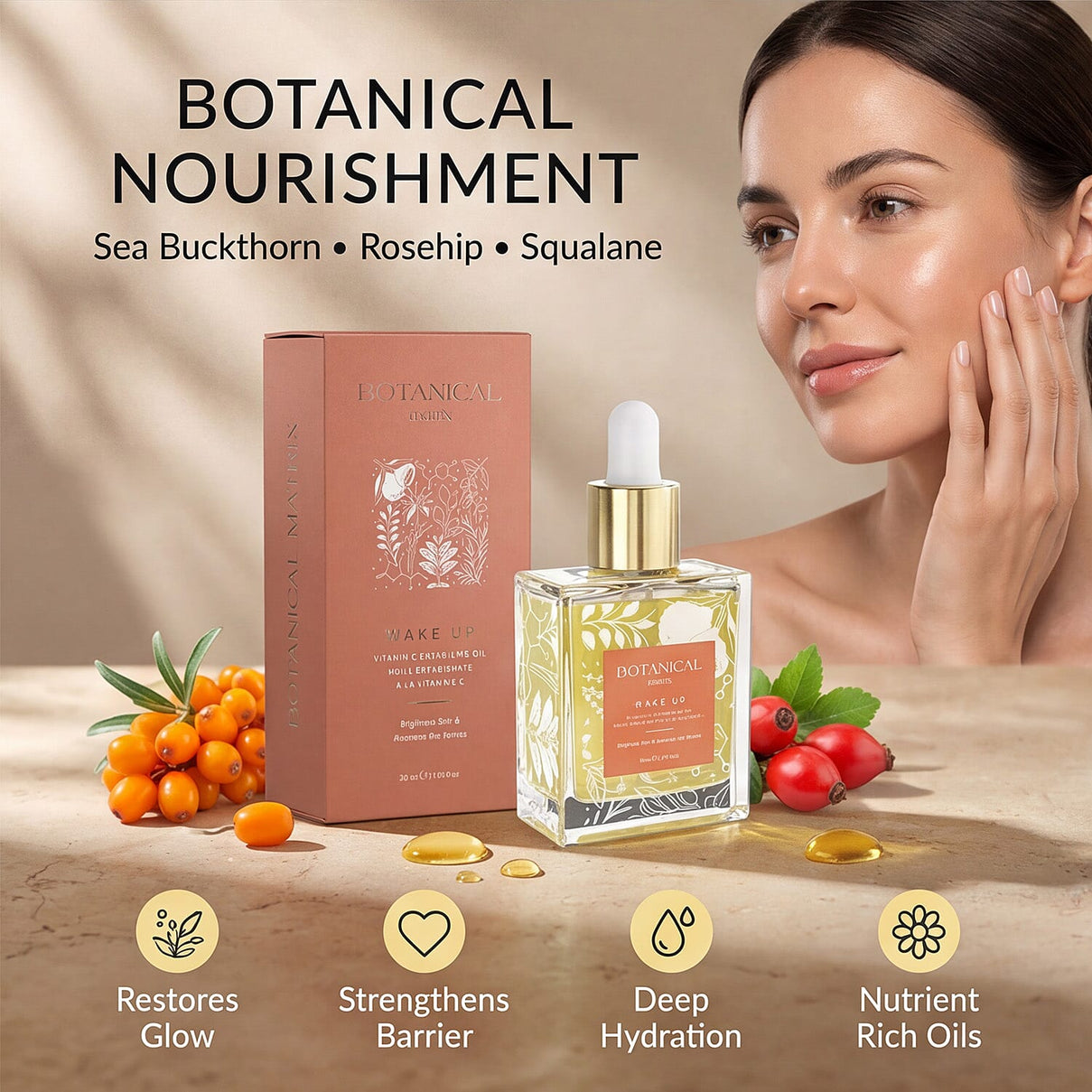 Botanical Matrix WAKE UP - Vitamin C Energising Oil 30ml 8416827 3