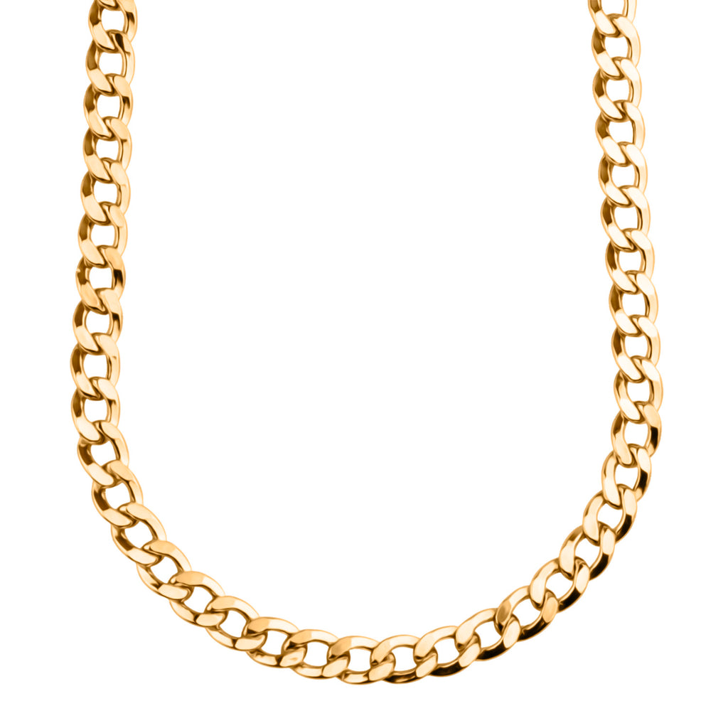 9K Yellow Gold Flat Curb Neckalce (Size - 20) with Lobster Clasp, Gold Wt. 7.13 Gms_8416851