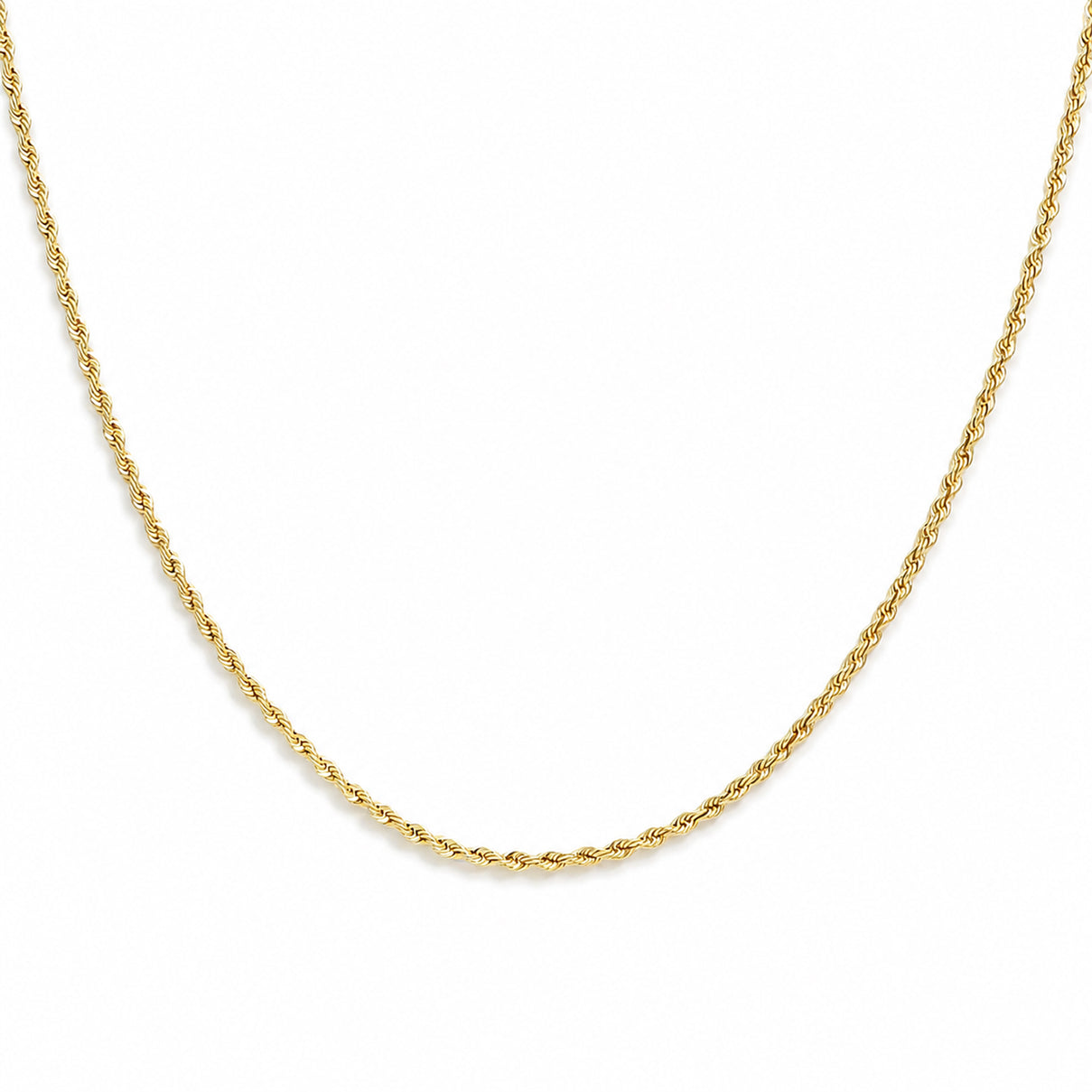 Maestro Collection - 9K Yellow Gold Rope Necklace with Spring Ring ClaspÂ  8416908 0