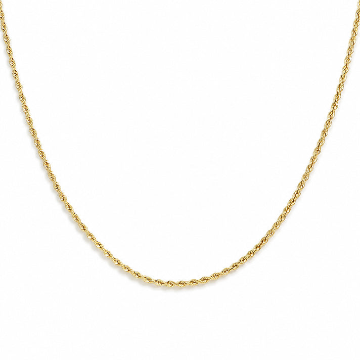 Maestro Collection - 9K Yellow Gold Rope Necklace with Spring Ring ClaspÂ  8416908 1