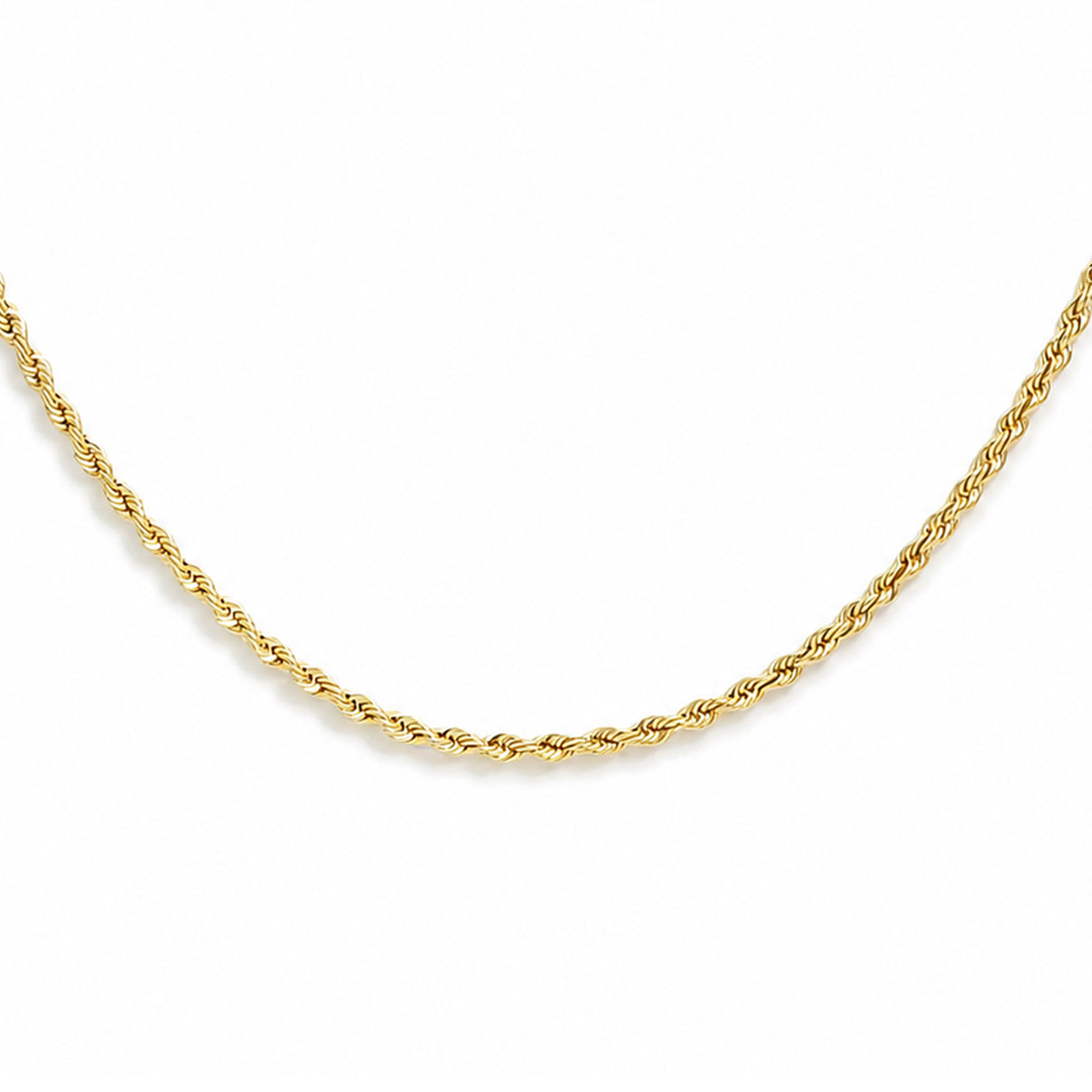 Maestro Collection - 9K Yellow Gold Rope Necklace with Spring Ring ClaspÂ  8416908 4