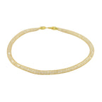 Maestro Collection - 9K Yellow Gold Crochet Necklace (Size - 20)_8416913