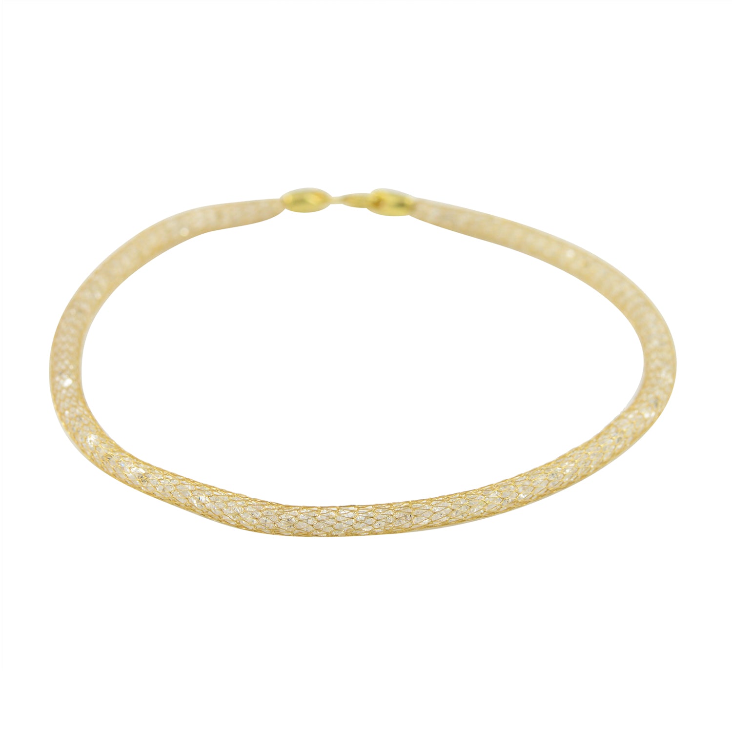 9K Yellow Gold Mesh Necklace 20 Inch 8416913 0