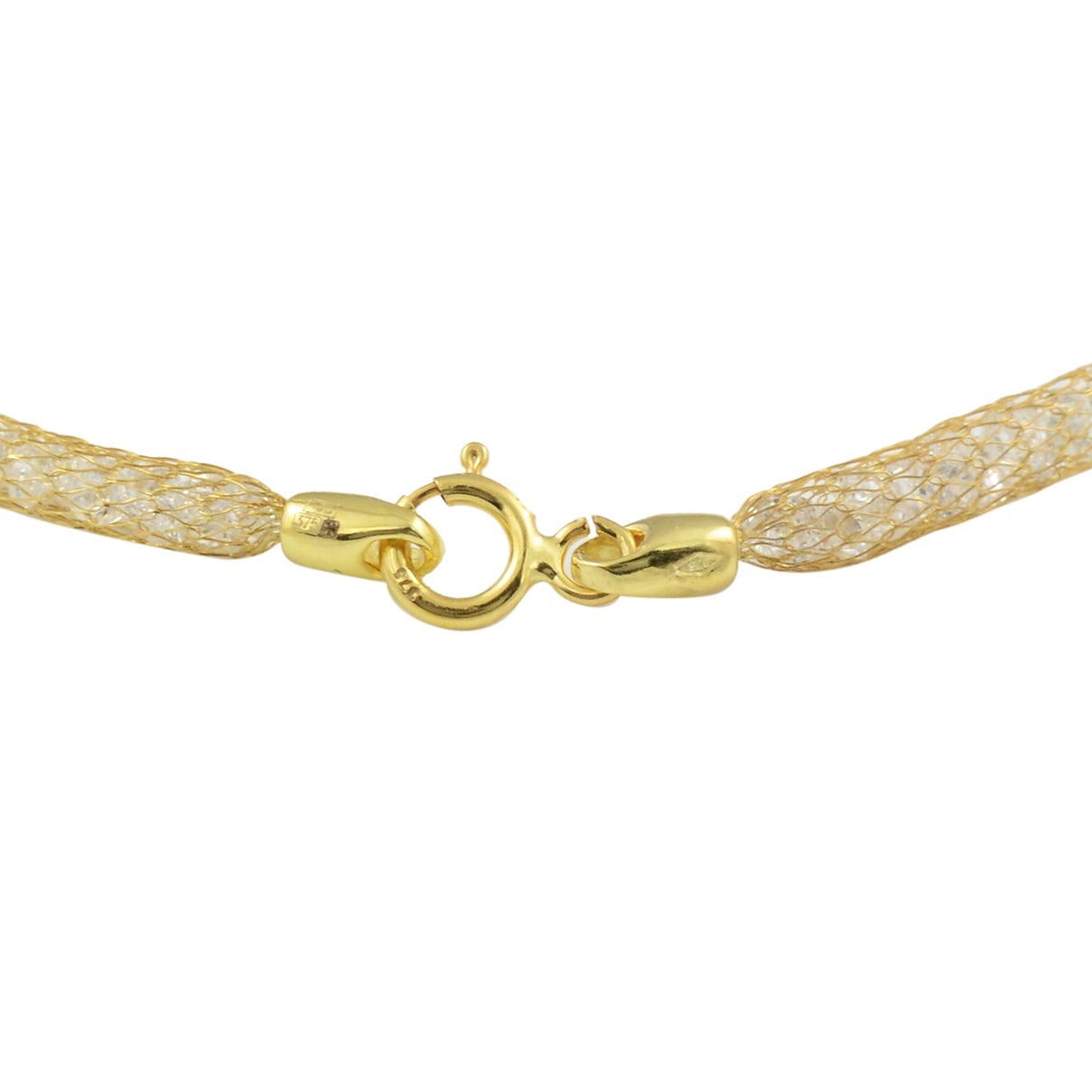Maestro Collection - 9K Yellow Gold Crochet Necklace (Size - 20) V32330451 2