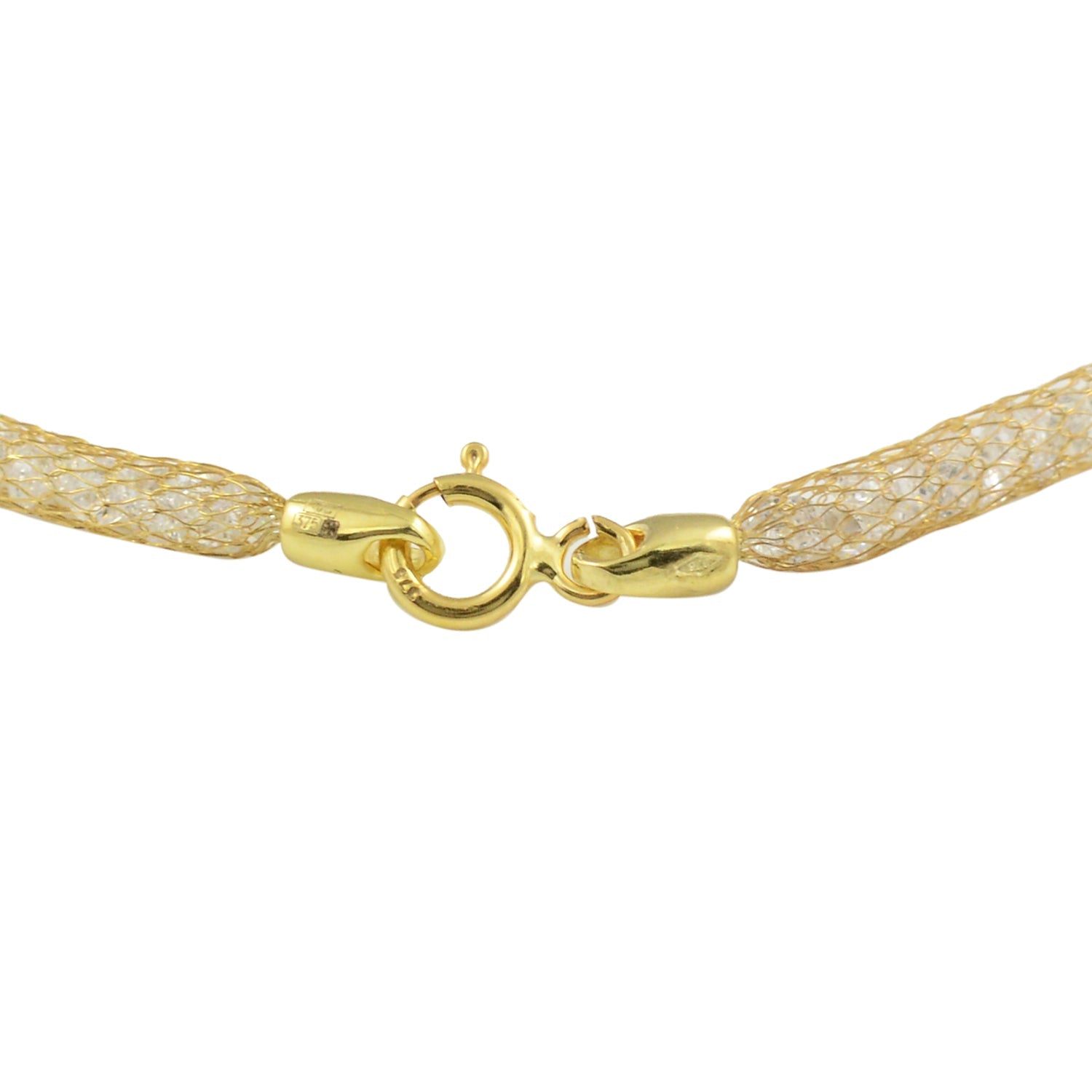 Maestro Collection - 9K Yellow Gold Crochet Necklace (Size - 20) V32330451 2