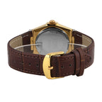EON 1962 Ronda 763 Limited Edition Swiss Movement VVS/ E-F 12 Lab Grown Diamonds Watch with 5ATM Water Resistance Leather Strap-Brown_8416962_7