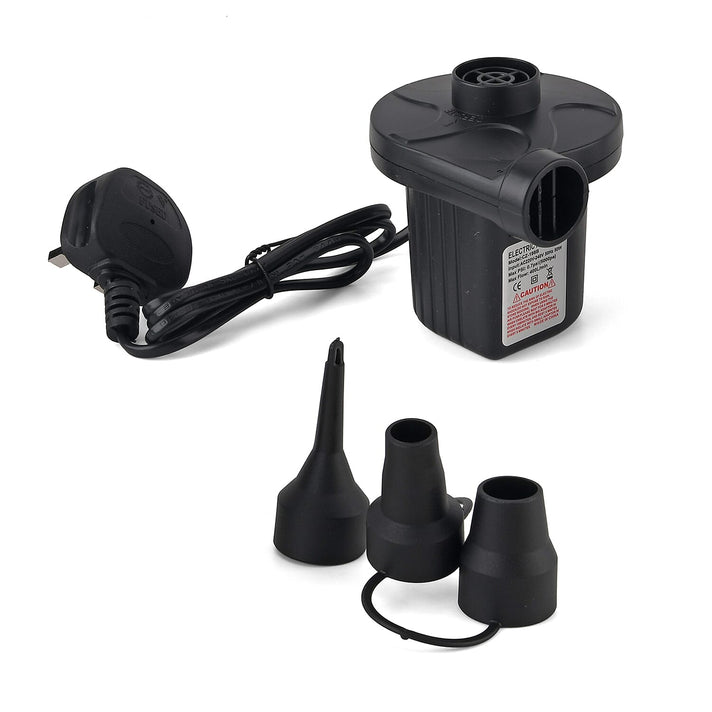 Multi-Purpose 50W High-Volume AC Electric Air Pump - 400L-Min 0.7Psi Fast Air Pump for Mattresses Pools Toys - Black 8418231 1