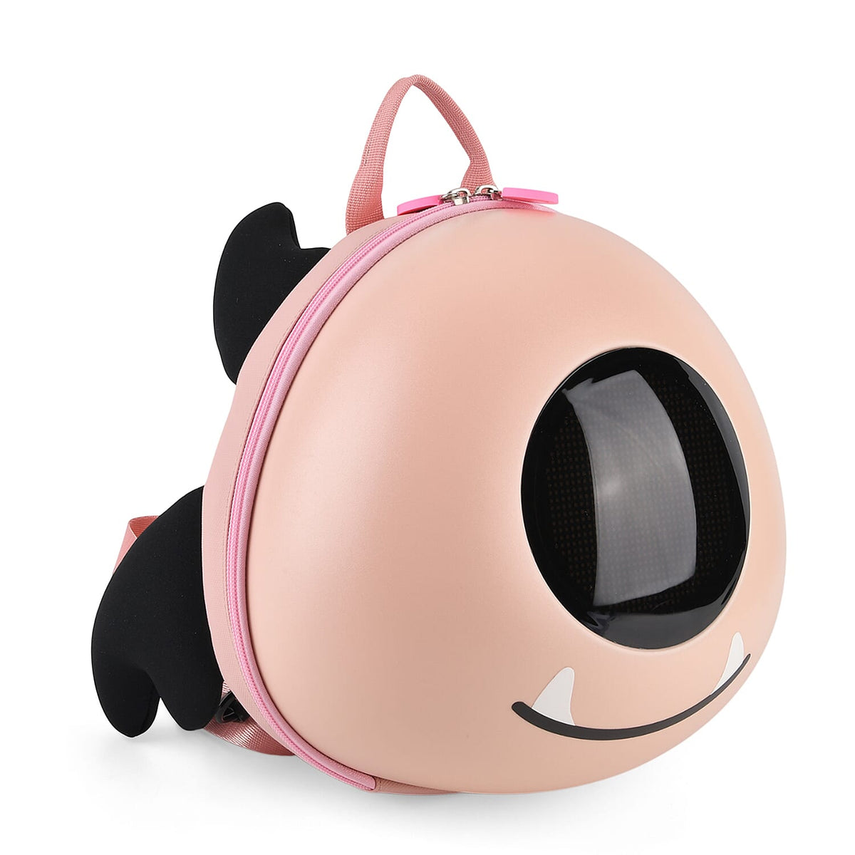 LED Smart Waterproof Monster Hard-shell Backpack with Wings (Powerbank not incl.) - Pink 8418574 0
