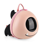 LED Smart Waterproof Monster Hard-shell Backpack with Wings (Powerbank not incl.) - Pink_8418574