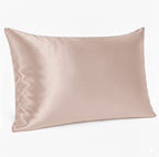 LA Marey Signature 100% Mulberry Silk Pillow Case with Button (Size 75x50 cm) - Beige_8419133