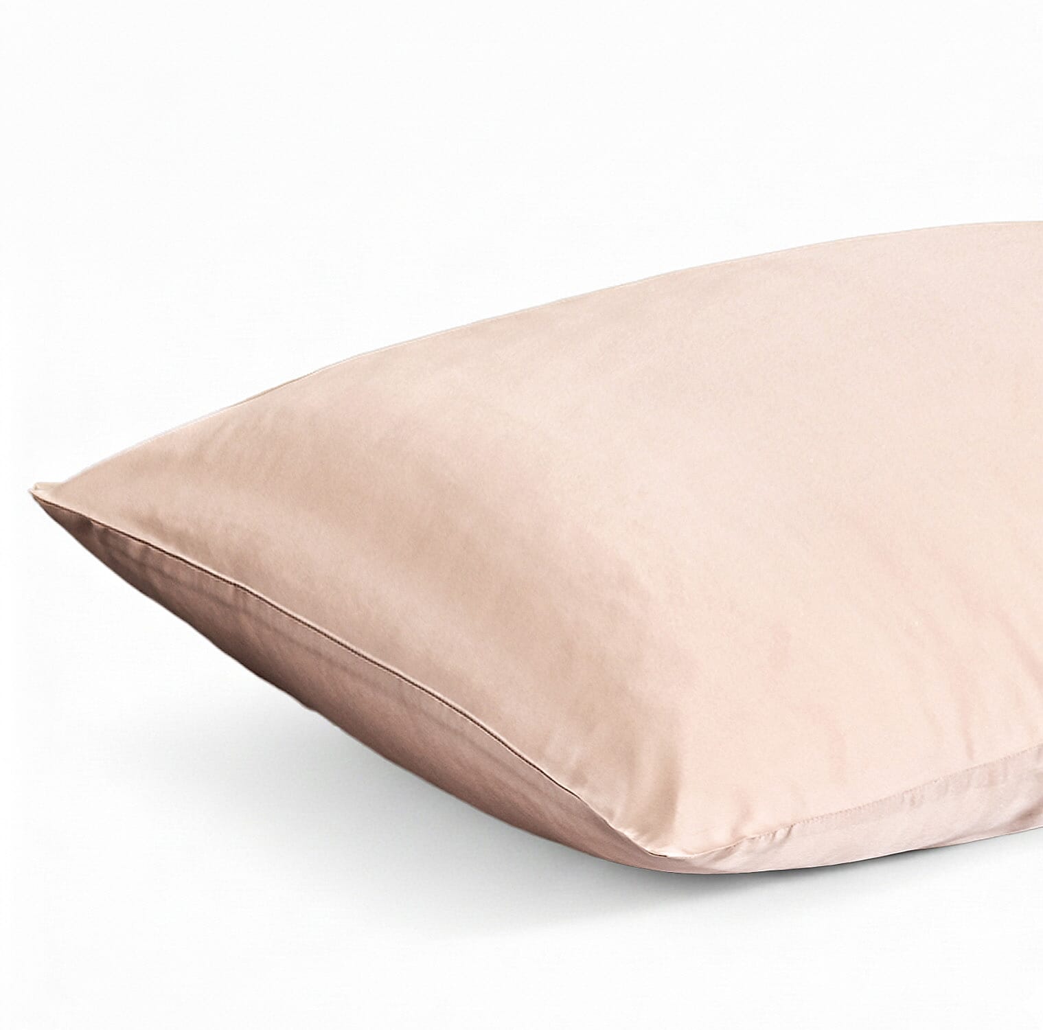 LA Marey Signature 100% Mulberry Silk Pillow Case with Button (Size 75x50 cm) - Beige V32513955 2