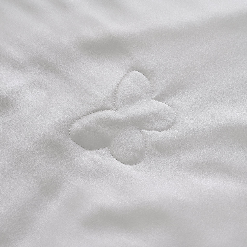La Marey Signature 100% Mulberry Silk Quilt (135 x 200 cm, Single 400Gms) - Ivory_8419167_3