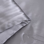 La Marey Signature 100% Mulberry Silk Quilt (135 x 200 cm, Single 400Gms) - Grey_8419176_5