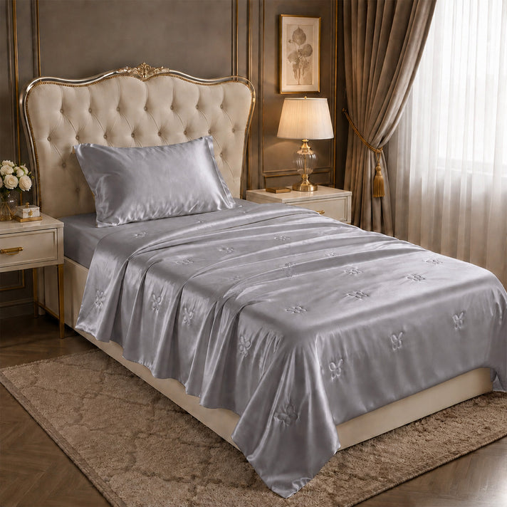 La Marey Signature 100% Mulberry Silk Quilt (200 x 200 cm, Double) - Grey 8419182 1