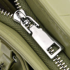 Limited Edition Designer Inspired - Premium Leather Shoulder Bag with Dual Interchangeable Straps - Light Green_8419390_7