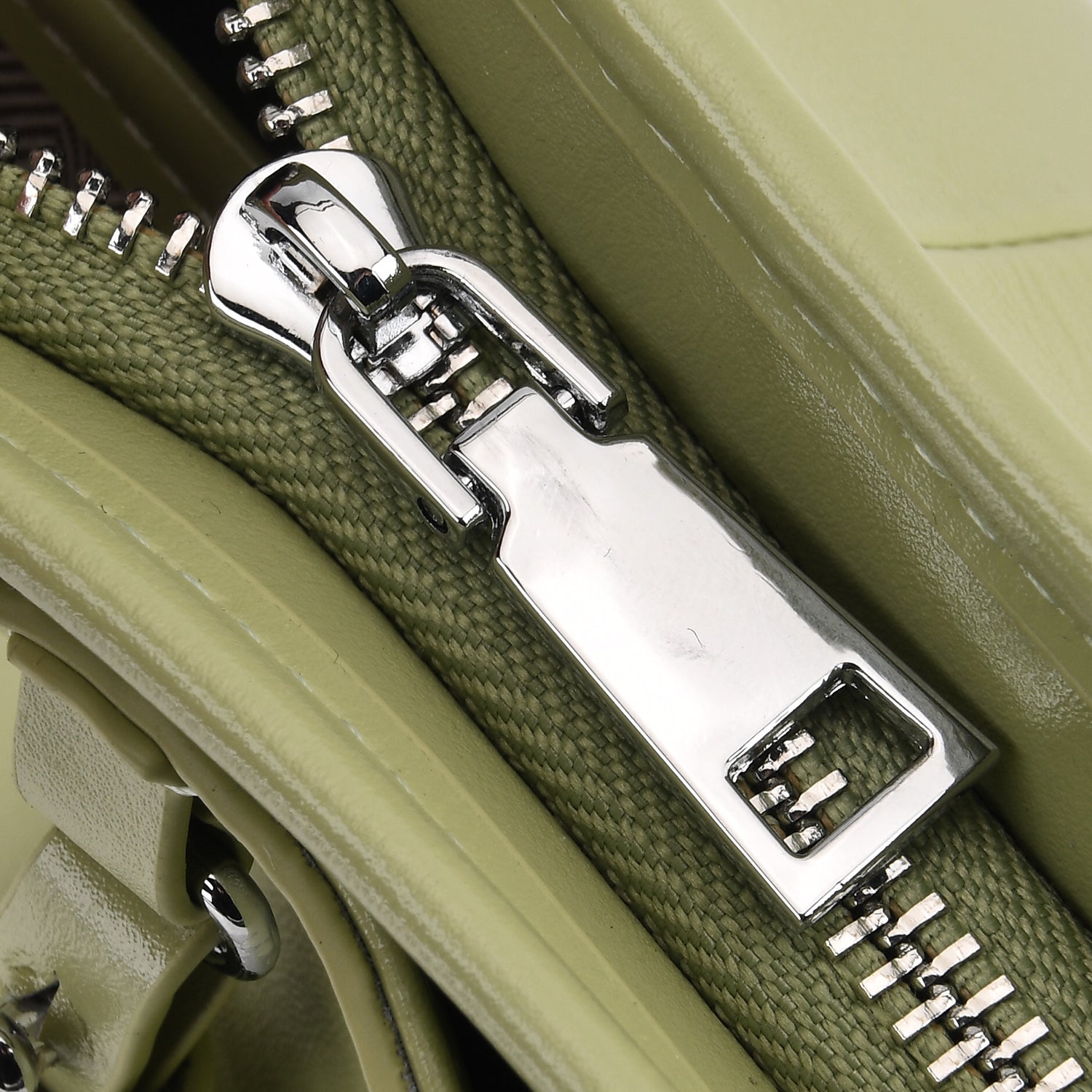 Limited Edition Designer Inspired - Premium Leather Shoulder Bag with Dual Interchangeable Straps - Light Green V32515882 8