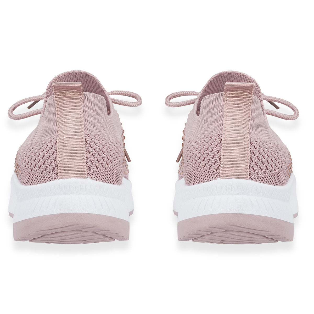 Calypso Light Weight Lace Up Trainer With Diamante Detailing (Size 4) - Pink V32512658 2