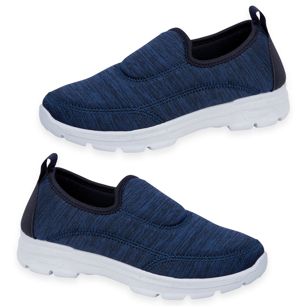 Ladies Georgia Lightweight Slip-On Trainers (Size 7) - Navy_8419541