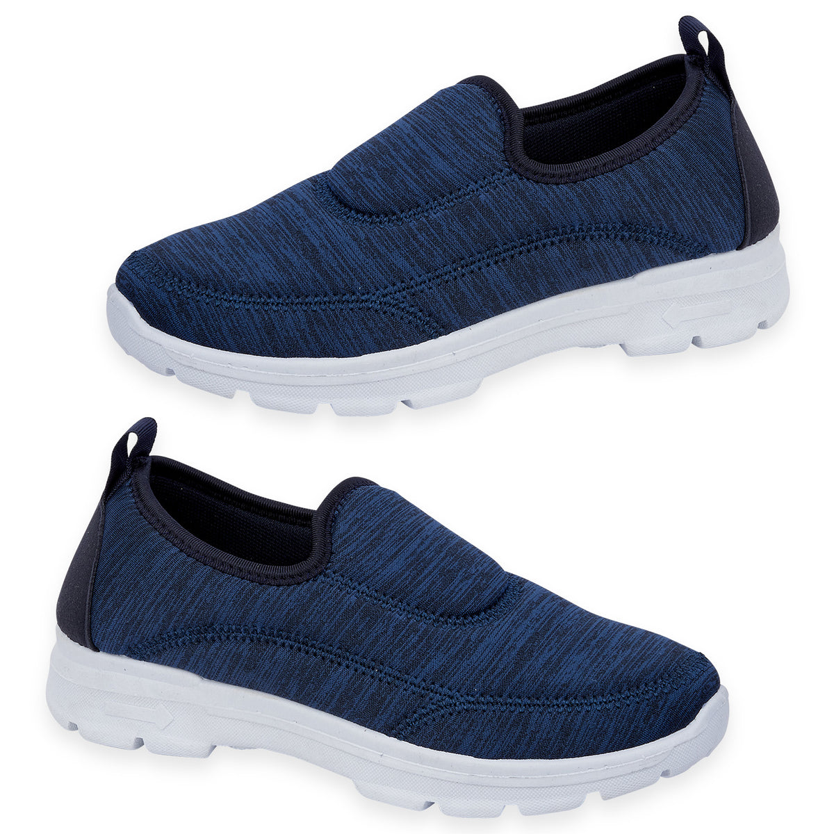 Ladies Georgia Lightweight Slip-On Trainers (Size 7) - Navy V32514700 0