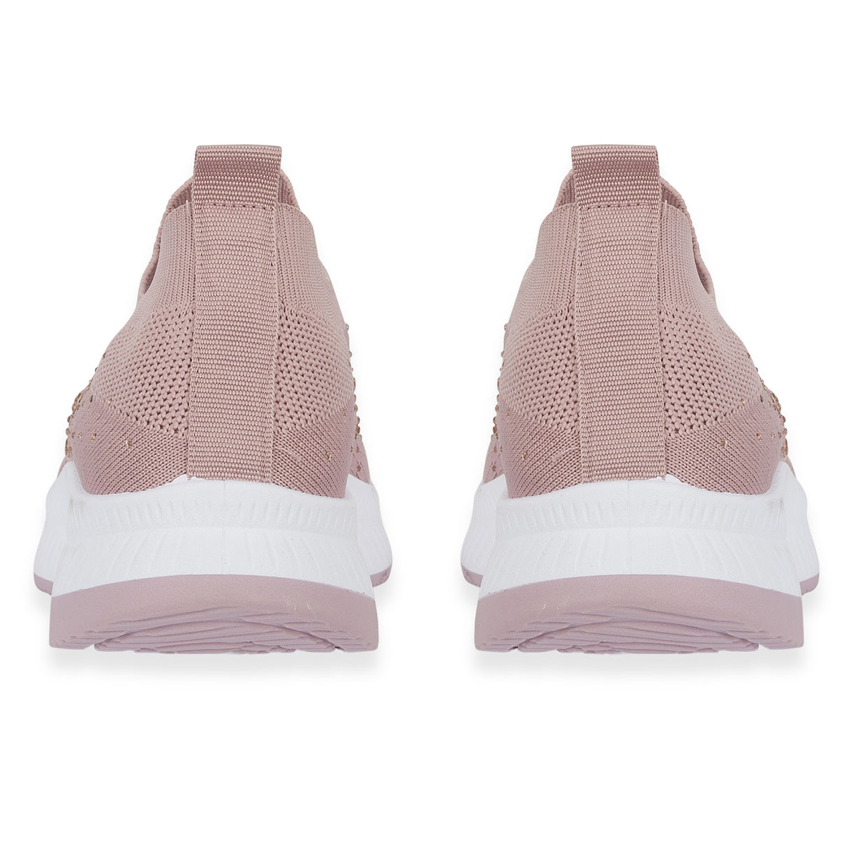 Negroni Ladies Lightweight Slip On Leisure Shoe With Decorative Diamantes (Size 6) - Pink V32516196 2
