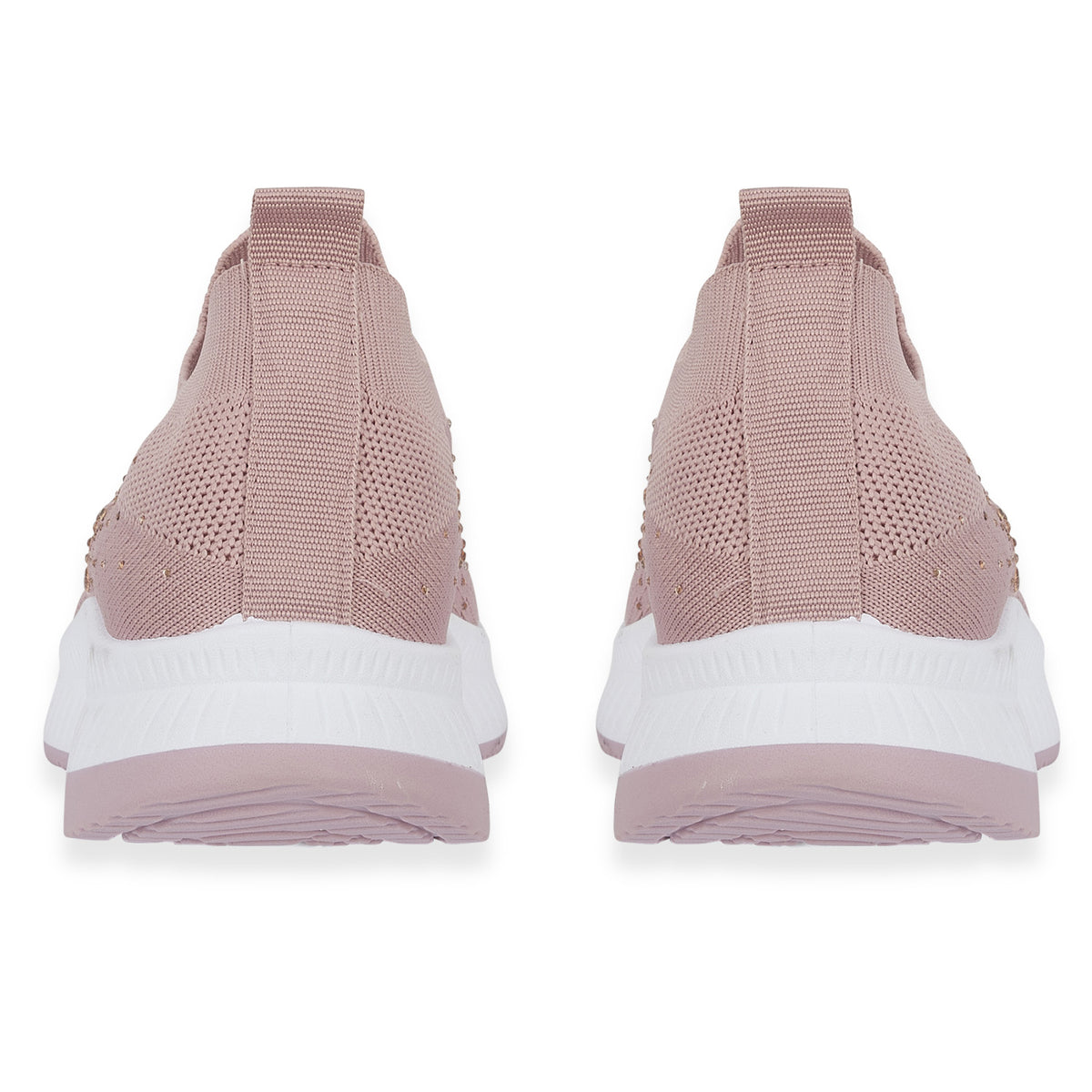Negroni Ladies Lightweight Slip On Leisure Shoe With Decorative Diamantes (Size 6) - Pink V32516196 2
