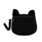 Genuine Leather RFID- Blocking Boston Terrier Wallet with Clasp - Black_8419841_4