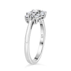 D'Joy - Moissanite Boat Ring in Platinum Overlay Sterling Silver_8419889_3