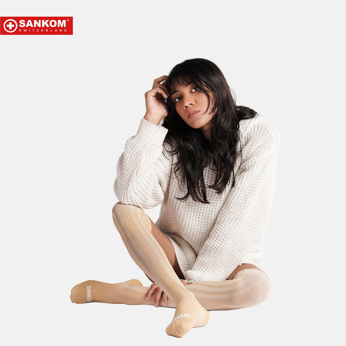 Sankom Socks (Size - S/M) - Beige 8420000 1