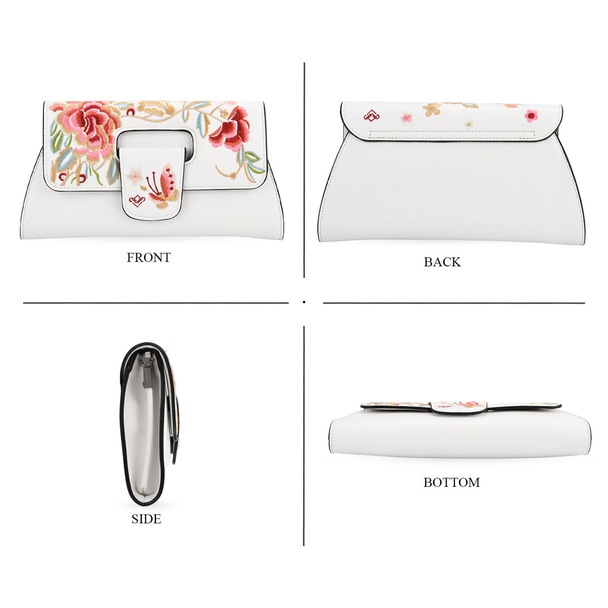 Floral Embroidered Crossbody Bag V32519029 5