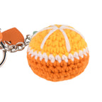 Set of 2 Crochet Fruit Charms Keychain - Orange & Red_8420763_7