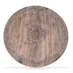 Wooden Hand Carved Round Coffee Table (68 x 68 x 51 cm)_8421083_4