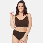 Bella Bodies Pack Of 2 - Quick Dry Ultimate Travel Seamless Bra (Size M) - Black_8421644_1