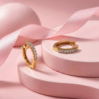 Luxuriant - Lab Grown Diamond (SI/G-H) Half Hoop Earring in Yellow Gold Plated Sterling Silver_8422339_1