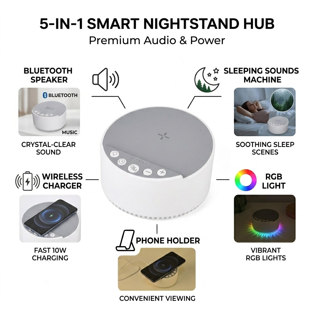 LIVMORE Bluetooth Speaker (Size 1x57 cm) - White &amp; White 8422549 5