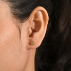 D'Joy Yellow Diamond Stud Push Back Earring in 18K Vermeil Yellow Gold Plated Sterling Silver_8422699_1