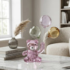 Livmore Glass Bear with Balloon Decor - Pink_8426198_1