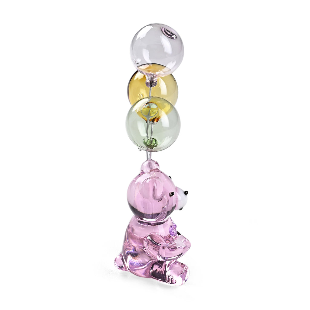 Livmore Glass Bear with Balloon Decor - Pink_8426198_3
