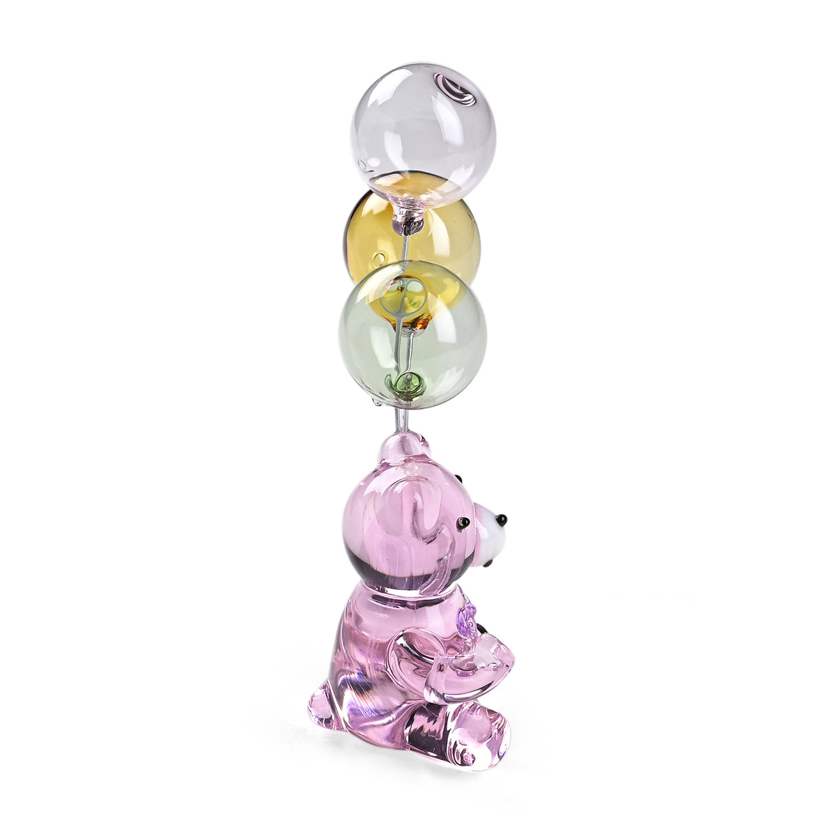 Livmore Glass Bear with Balloon Decor - Pink 8426198 4