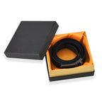 Genuine Leather Sleek Gunmetal Buckle Belt In Gift Box (115cm) - Black_8426251_7